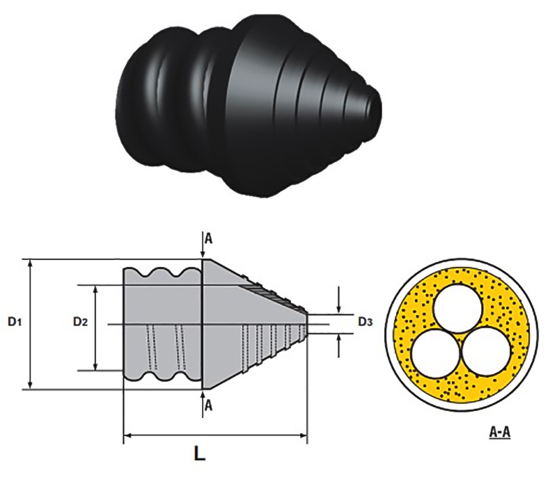 nút cao su chống thấm ống nhựa hdpe