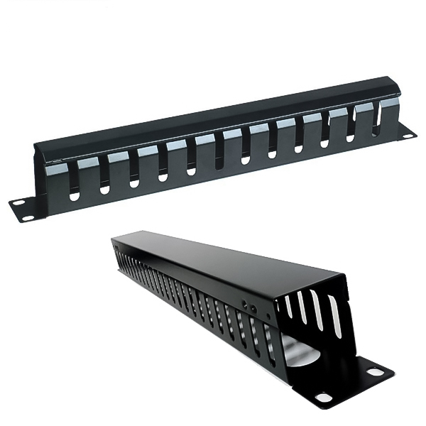 thanh quản lý cáp bên trong tủ rack