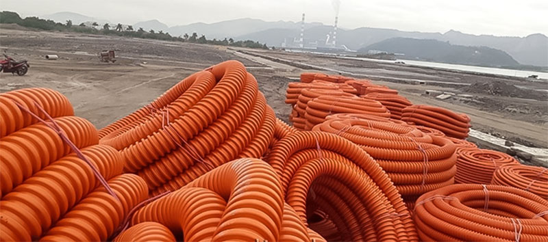Sử dụng ống nhựa xoắn HDPE để bọc cáp quang ở những nơi có nhiệt độ thấp