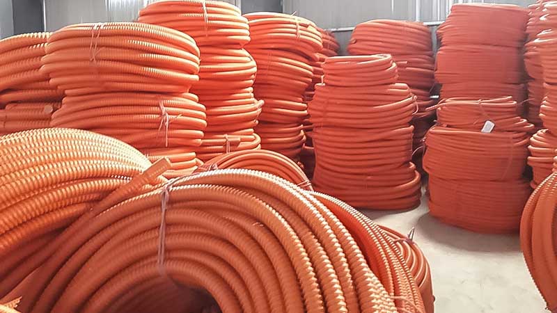 nên để ống nhựa gân xoắn hdpe ở kho chứa riêng, tránh tiếp xúc với các loại hóa chất