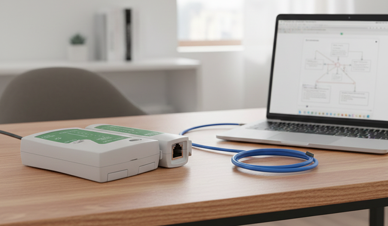 Bộ test dây mạng RJ45