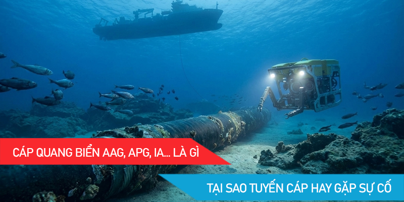 Cáp quang biển AAG Cáp quang biển AAG