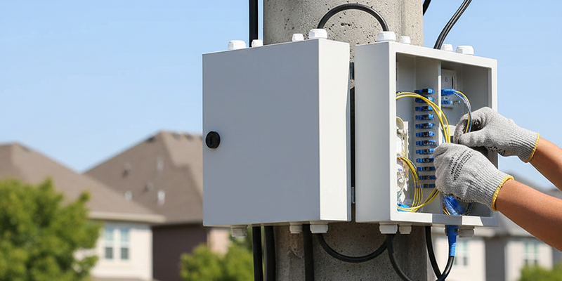 Hộp nối cáp quang ngoài trời Hộp nối cáp quang ngoài trời